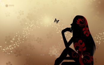 2013年3月月历桌面壁纸之非主流类