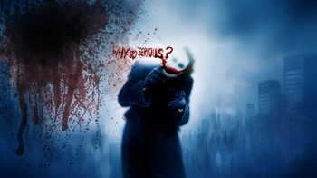 恐怖小丑系列：恐怖漫画世界的小丑电脑桌面壁纸