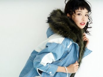 黄一琳秋冬时尚写真电脑壁纸