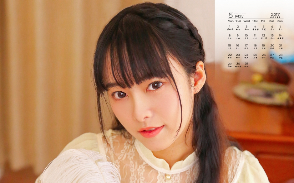 甜蜜蜜美少女系列之甜美治愈系美少女唯美高清日历壁纸下载欣赏