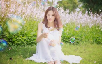 清纯美女清凉写真电脑壁纸