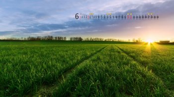 2015年6月日历壁纸精选大自然美丽风景绿色护眼经典图片4