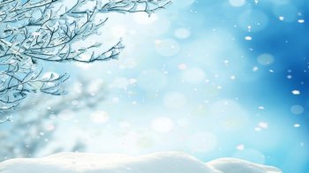 精选电脑桌面壁纸唯美雪景图片