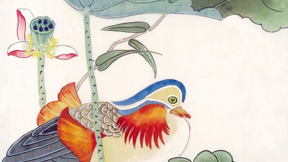 非常精细又温润的手绘国画鸟类图片欣赏