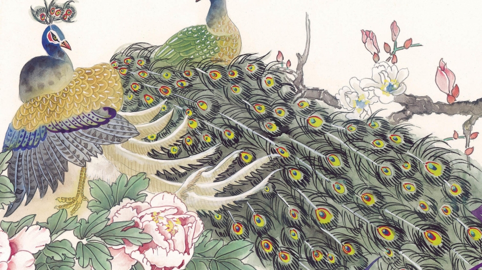 非常精细又温润的手绘国画鸟类图片欣赏