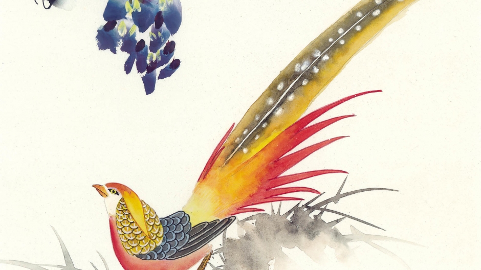 非常精细又温润的手绘国画鸟类图片欣赏