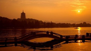 杭州西湖唯美意境宽屏壁纸