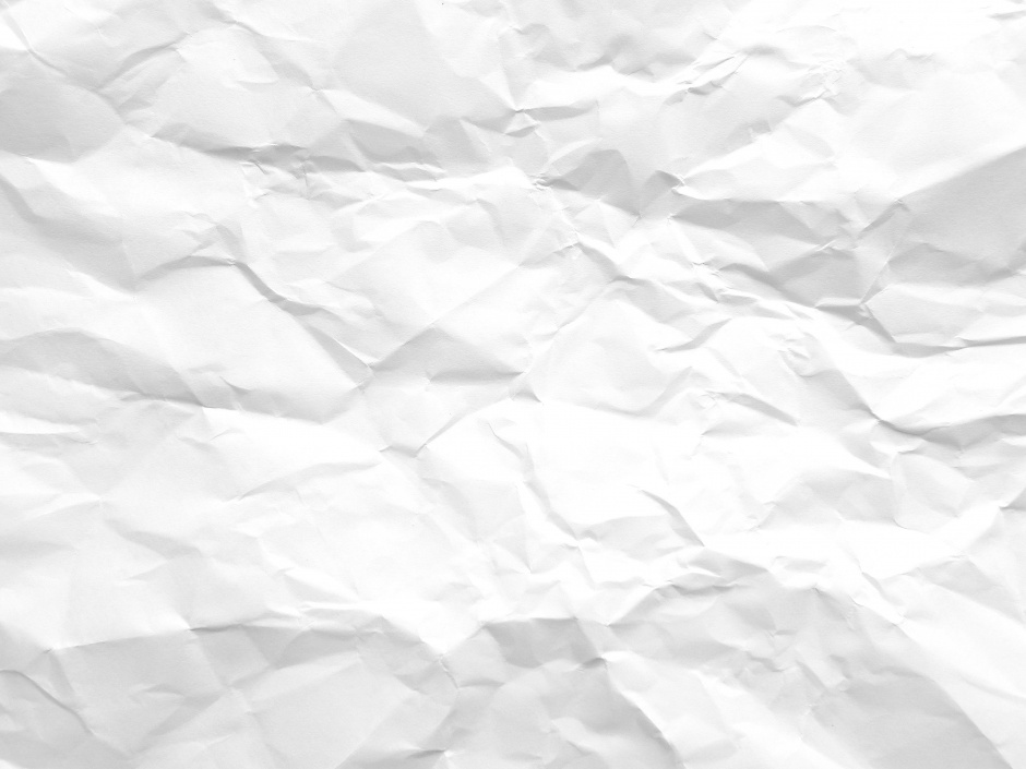 褶皱的白色纸张ppt背景图片