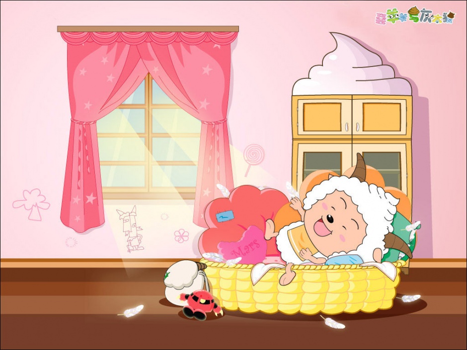 漂亮精美的粉色卡通背景素材