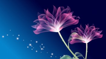 紫色花朵高清唯美ppt背景