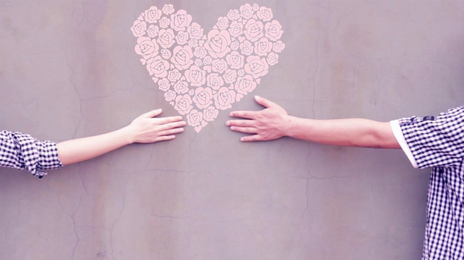 9张温暧爱心淡雅背景图