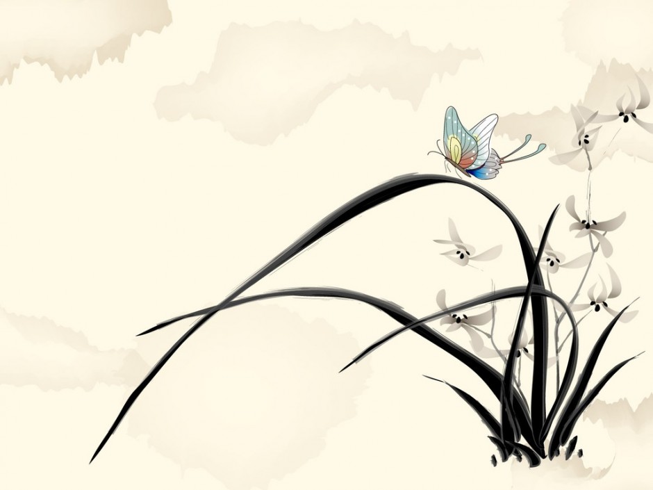 最新古韵淡雅中国风背景图片