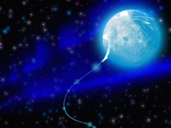 好看的唯美星空ppt背景图片