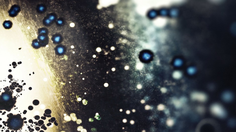 透过玻璃的水滴背景图片素材