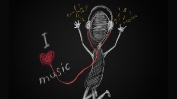 最新创意粉笔画ppt背景图片