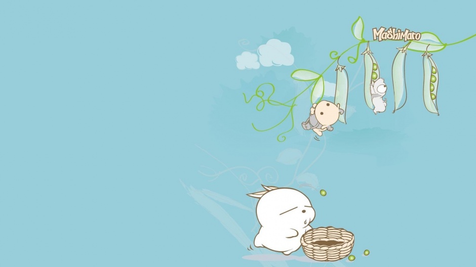 流氓兔word文档卡通背景图片