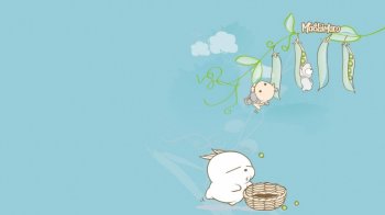 流氓兔word文档卡通背景图片