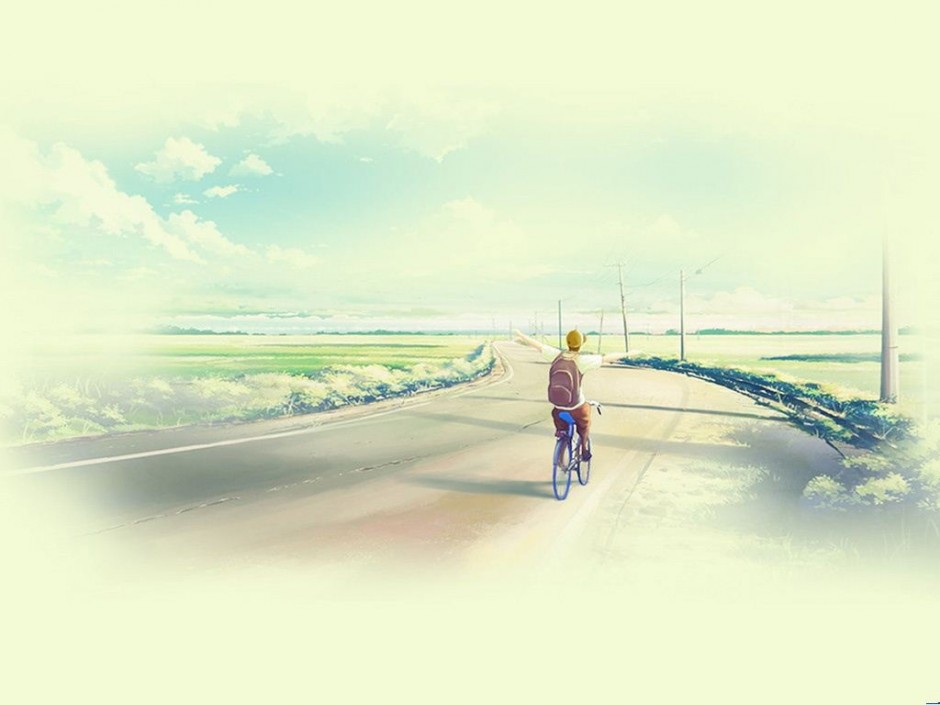 聊天背景图片大全动漫 通往远方的路