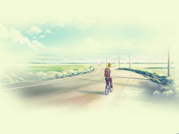 聊天背景图片大全动漫 通往远方的路