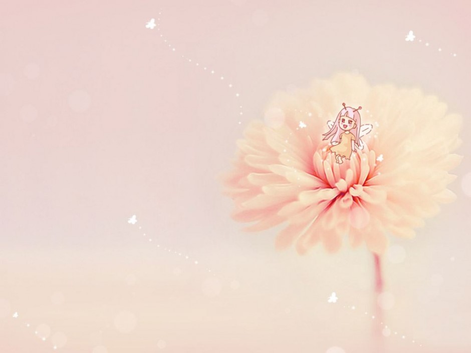 温馨浪漫粉色聊天背景图