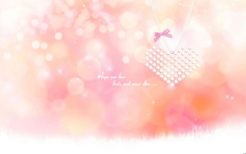 温馨浪漫粉色聊天背景图