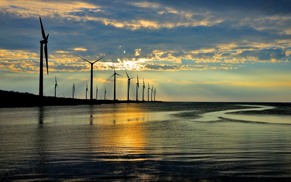 唯美意境夕阳背景图片素材