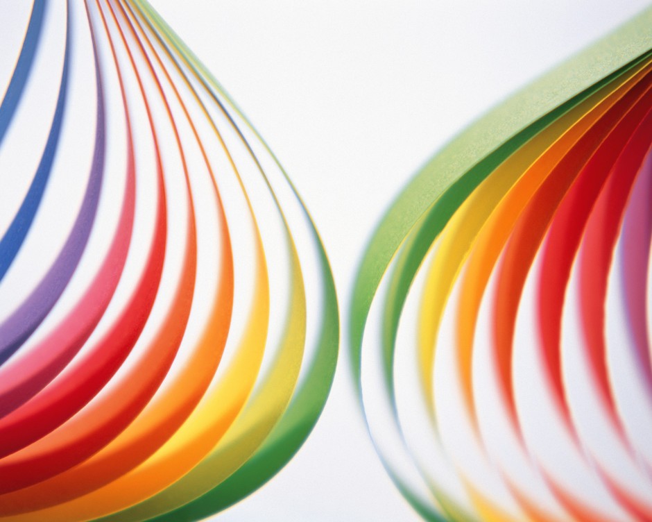 彩色简约渐变ppt背景图