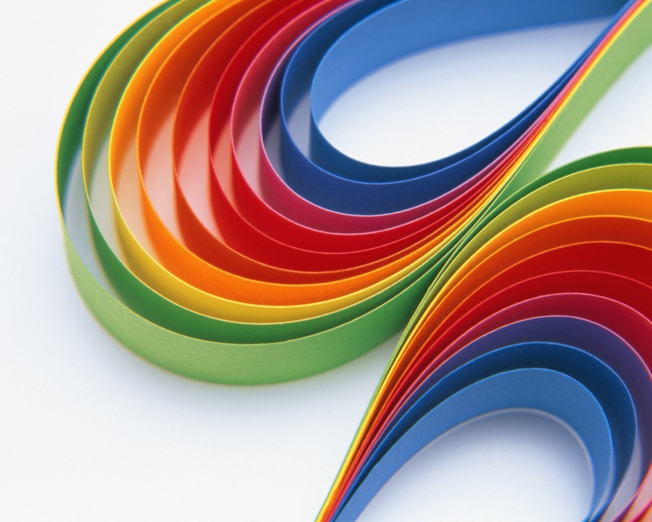 彩色简约渐变ppt背景图