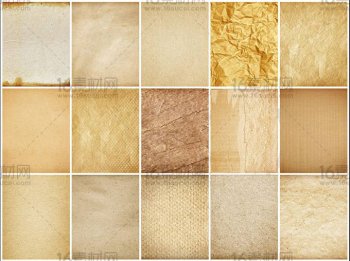 ppt复古褶皱牛皮纸背景图片