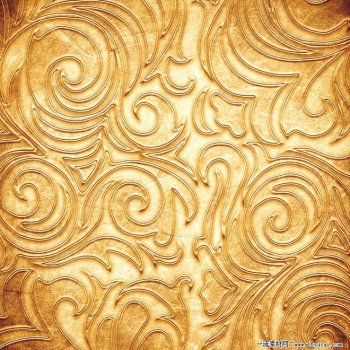 金色浮雕花纹背景高清图片素材
