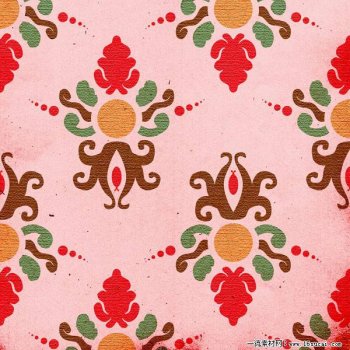 色彩鲜艳的花纹高清图片