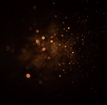 金黑色梦幻光斑聊天背景图片