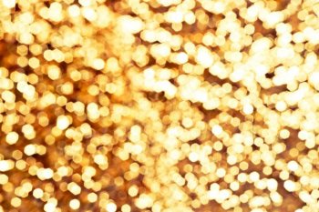 纯净闪烁金色光斑背景图