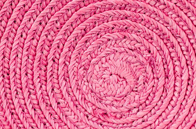 背景图片小清新粉色草帽