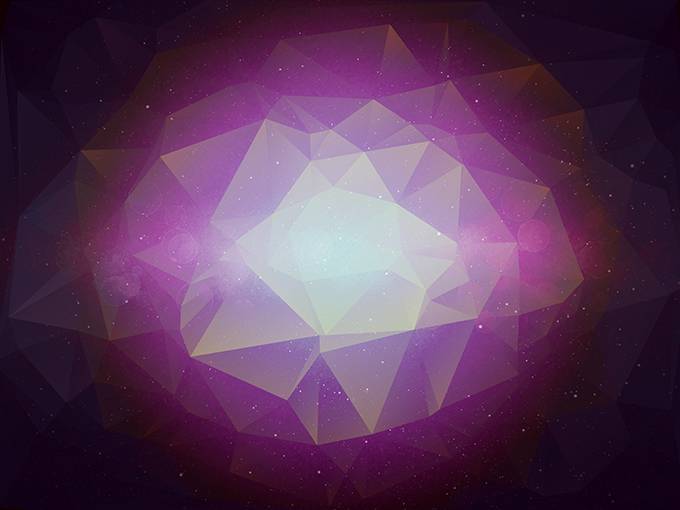 低平面好看的多边形名片背景图