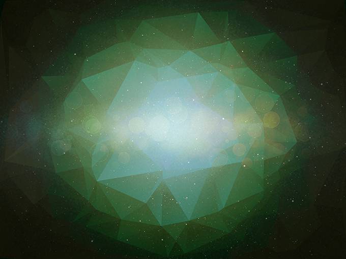 低平面好看的多边形名片背景图