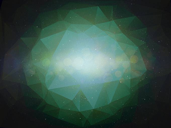 低平面好看的多边形名片背景图