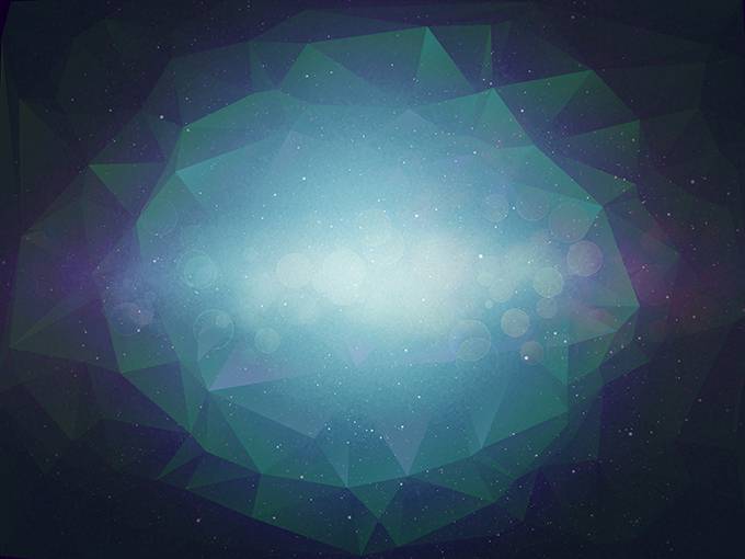 低平面好看的多边形名片背景图