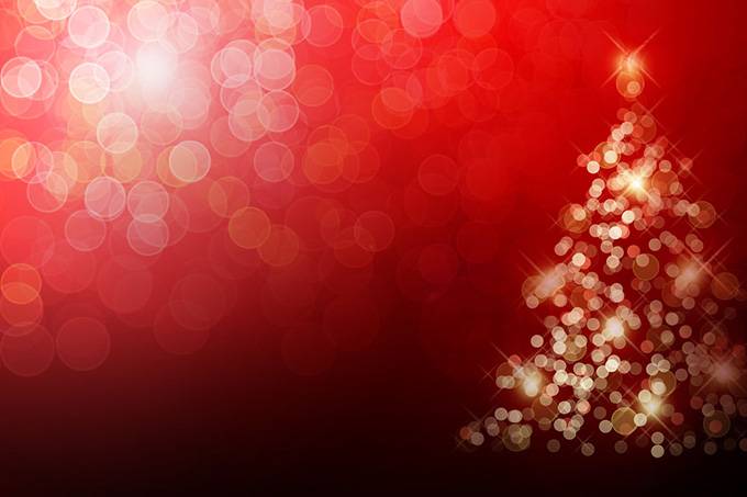 红色梦幻光斑ppt背景图片大全