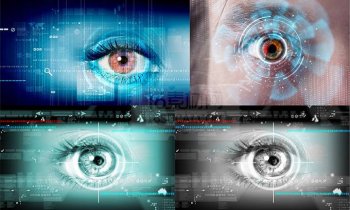 眼睛经典创意科技背景图片