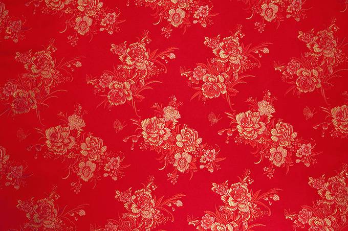 婚庆红色花纹背景图片大全布幔