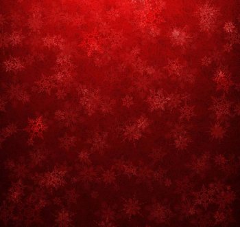 唯美雪花飘红色背景图片