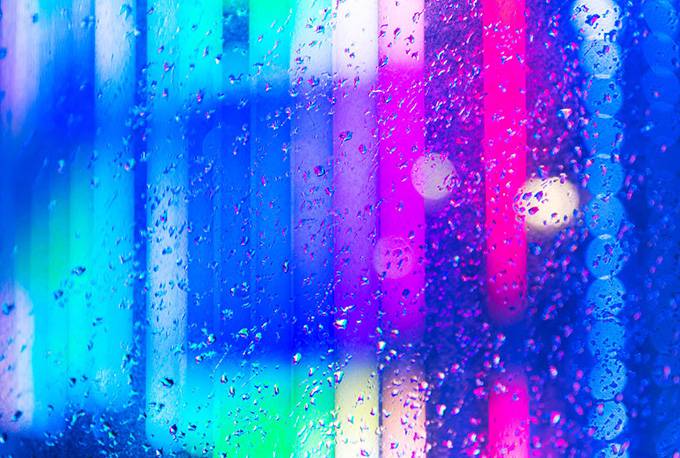 工艺玻璃水珠梦幻ppt背景墙图片