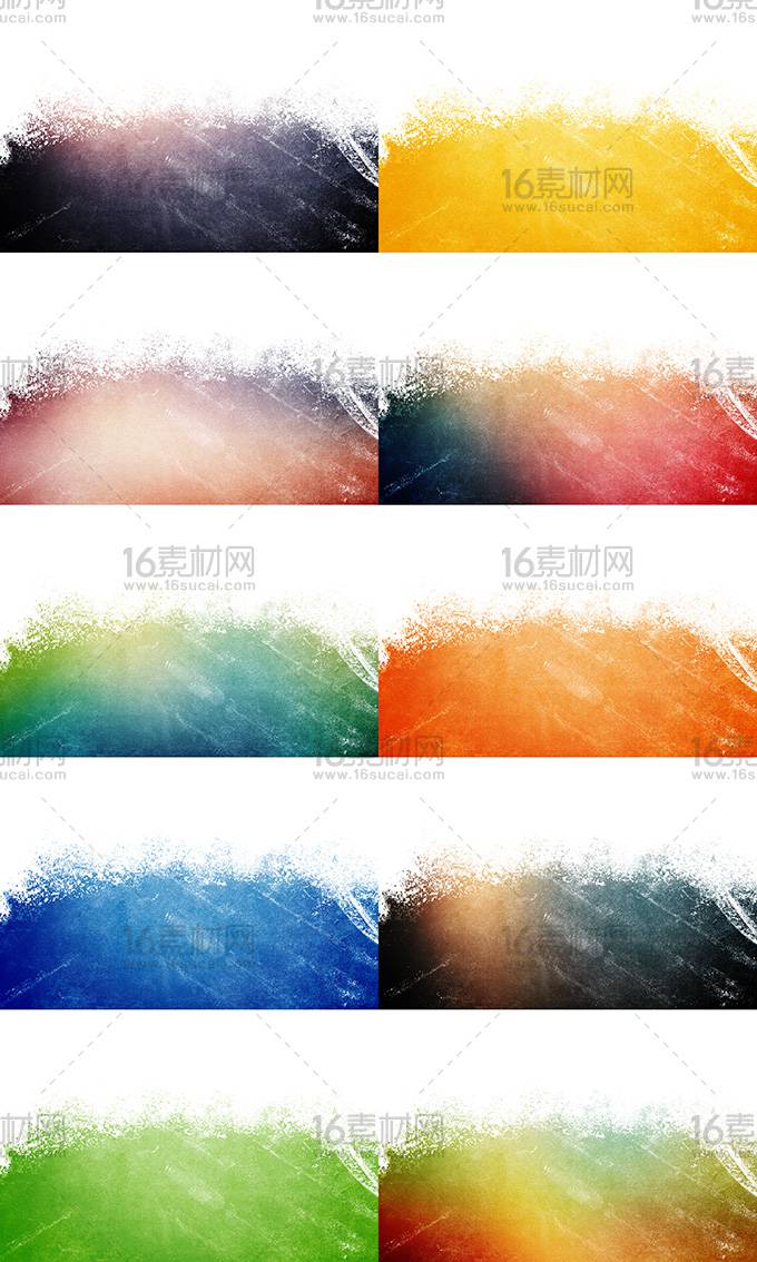 颜料划痕水彩画ppt背景图片