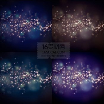 星光璀璨背景图黑色背景素材