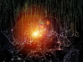 科技数字时代ppt背景图片