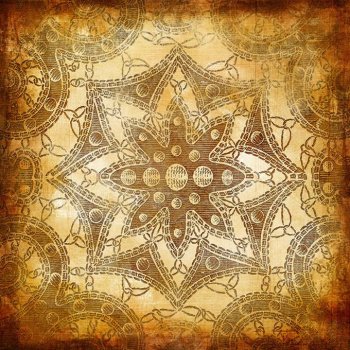 民族风精致花纹ppt背景图