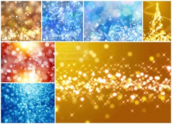 高清梦幻光晕PPT背景图片