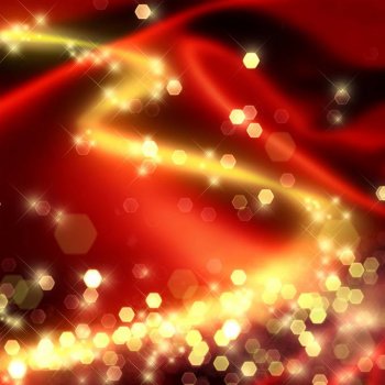 梦幻红色炫光背景图片