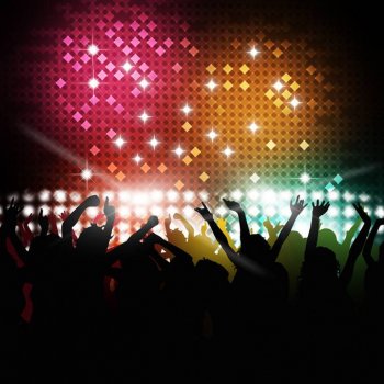 ktv狂欢人群背景图片